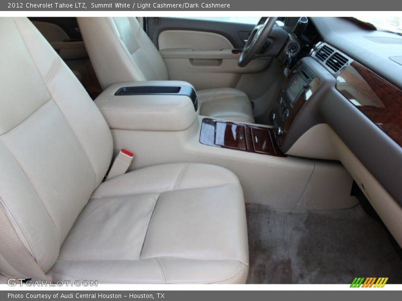 Summit White / Light Cashmere/Dark Cashmere 2012 Chevrolet Tahoe LTZ