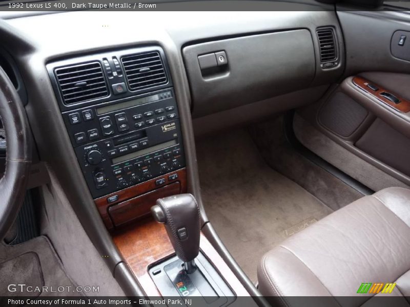 Dark Taupe Metallic / Brown 1992 Lexus LS 400