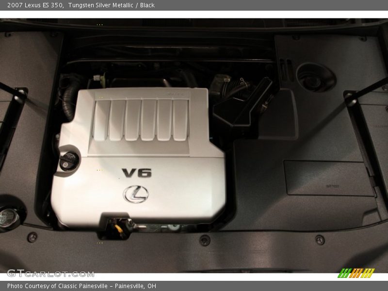 Tungsten Silver Metallic / Black 2007 Lexus ES 350