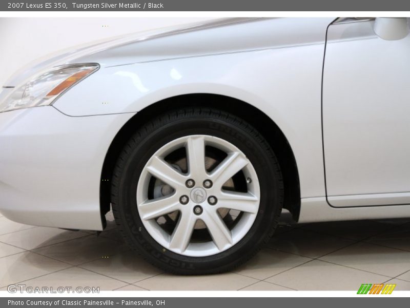 Tungsten Silver Metallic / Black 2007 Lexus ES 350