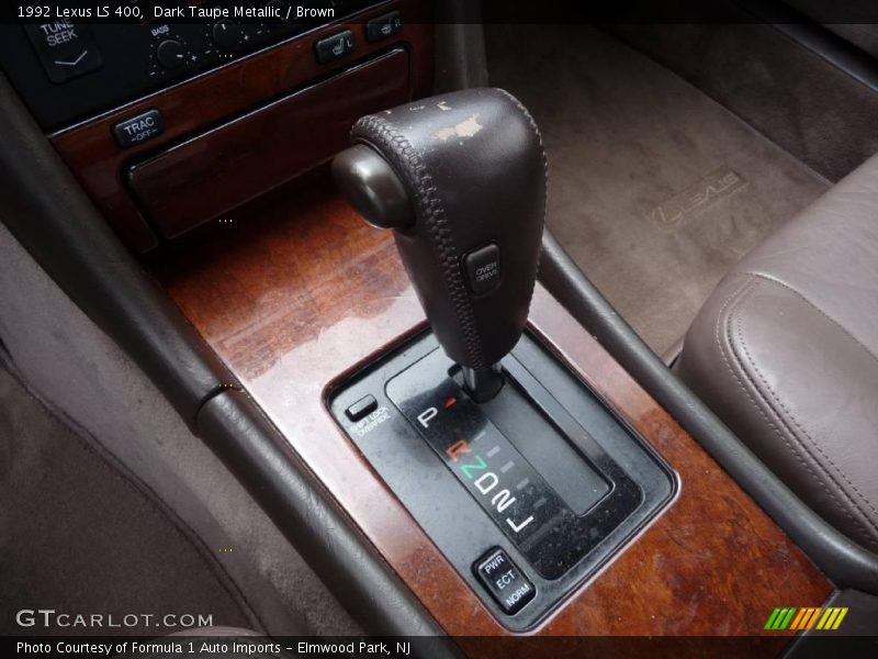 Dark Taupe Metallic / Brown 1992 Lexus LS 400