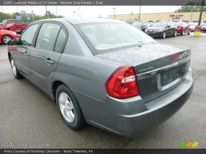 Medium Gray Metallic / Gray 2005 Chevrolet Malibu LS V6 Sedan