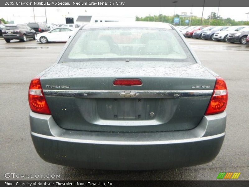 Medium Gray Metallic / Gray 2005 Chevrolet Malibu LS V6 Sedan