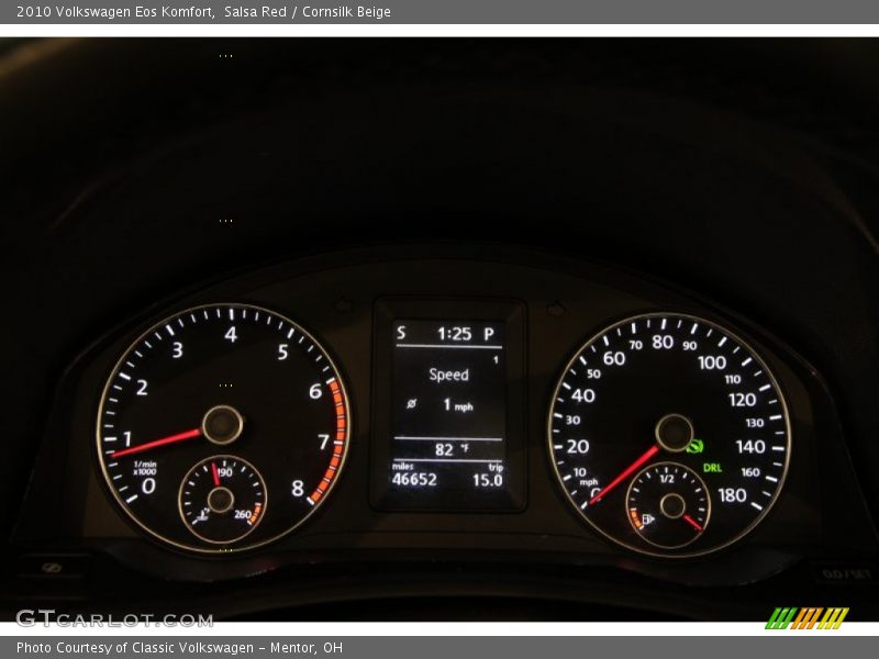 Salsa Red / Cornsilk Beige 2010 Volkswagen Eos Komfort
