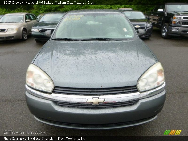 Medium Gray Metallic / Gray 2005 Chevrolet Malibu LS V6 Sedan