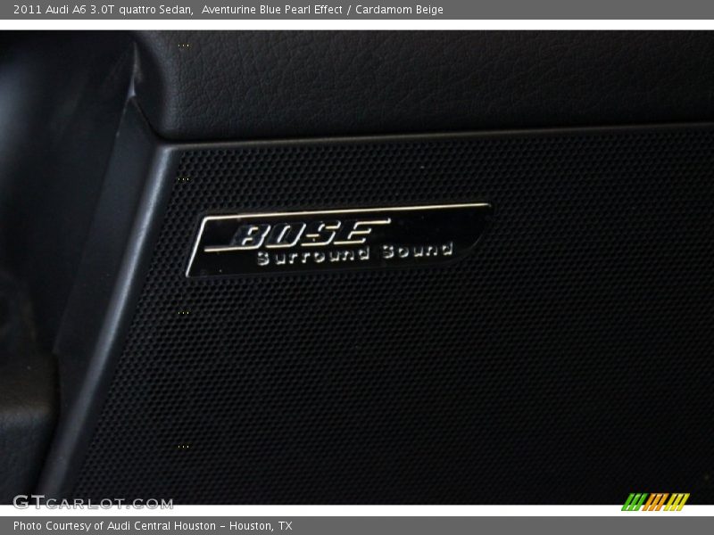 Aventurine Blue Pearl Effect / Cardamom Beige 2011 Audi A6 3.0T quattro Sedan