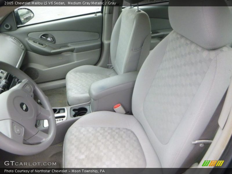 Medium Gray Metallic / Gray 2005 Chevrolet Malibu LS V6 Sedan