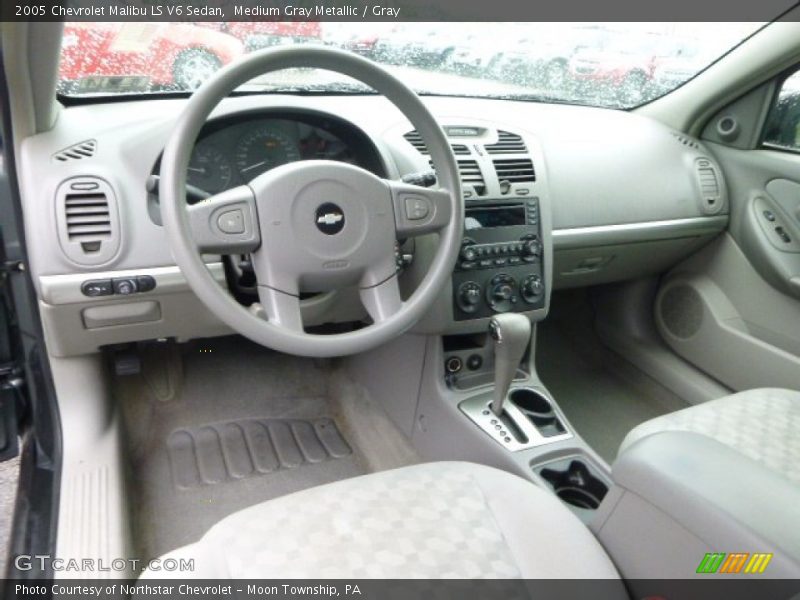 Medium Gray Metallic / Gray 2005 Chevrolet Malibu LS V6 Sedan