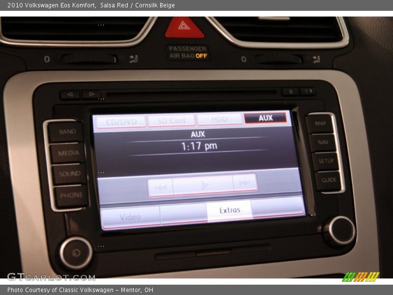 Salsa Red / Cornsilk Beige 2010 Volkswagen Eos Komfort