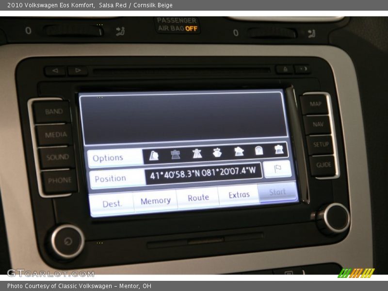 Salsa Red / Cornsilk Beige 2010 Volkswagen Eos Komfort