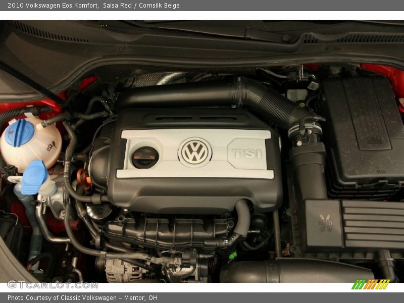 Salsa Red / Cornsilk Beige 2010 Volkswagen Eos Komfort