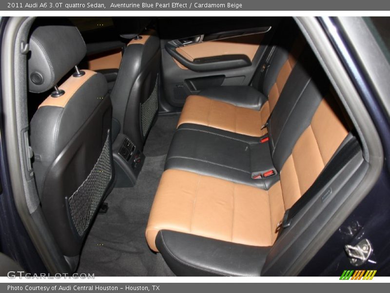 Aventurine Blue Pearl Effect / Cardamom Beige 2011 Audi A6 3.0T quattro Sedan