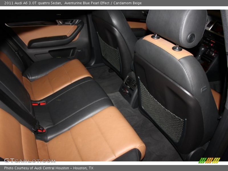Aventurine Blue Pearl Effect / Cardamom Beige 2011 Audi A6 3.0T quattro Sedan