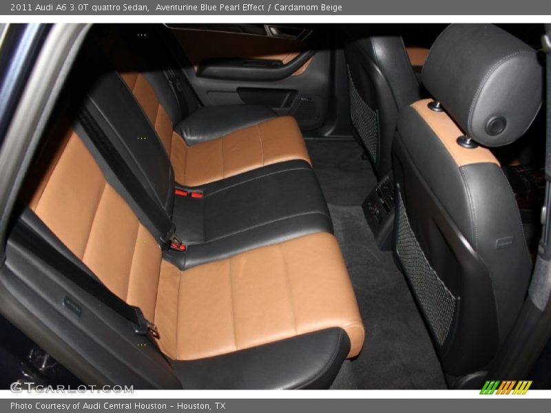 Aventurine Blue Pearl Effect / Cardamom Beige 2011 Audi A6 3.0T quattro Sedan