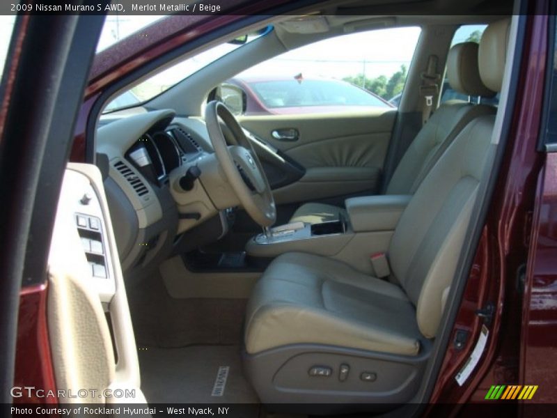 Merlot Metallic / Beige 2009 Nissan Murano S AWD