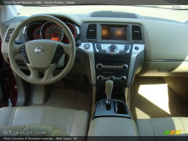 Merlot Metallic / Beige 2009 Nissan Murano S AWD