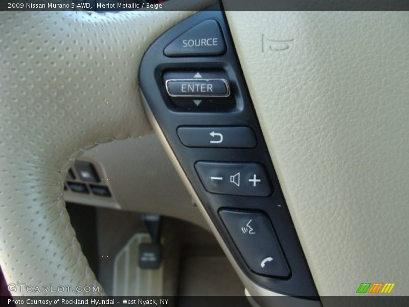 Merlot Metallic / Beige 2009 Nissan Murano S AWD