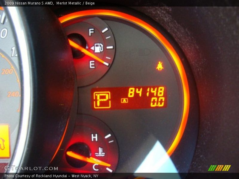 Merlot Metallic / Beige 2009 Nissan Murano S AWD