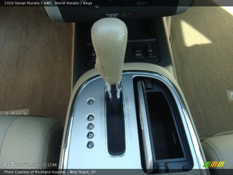 Merlot Metallic / Beige 2009 Nissan Murano S AWD