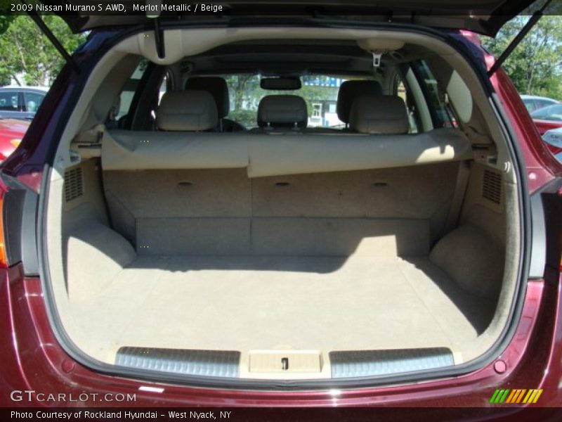 Merlot Metallic / Beige 2009 Nissan Murano S AWD