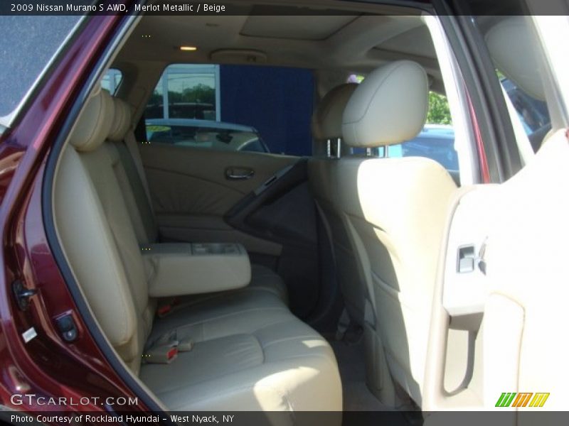 Merlot Metallic / Beige 2009 Nissan Murano S AWD