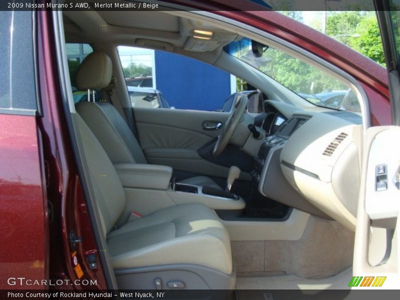 Merlot Metallic / Beige 2009 Nissan Murano S AWD