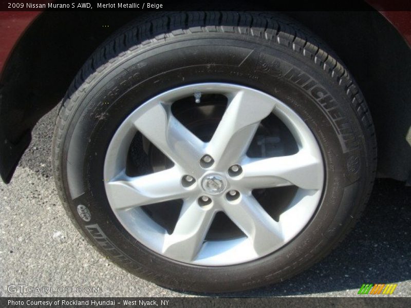 Merlot Metallic / Beige 2009 Nissan Murano S AWD