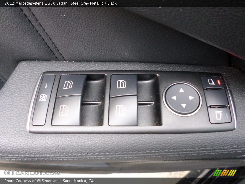 Steel Grey Metallic / Black 2012 Mercedes-Benz E 350 Sedan