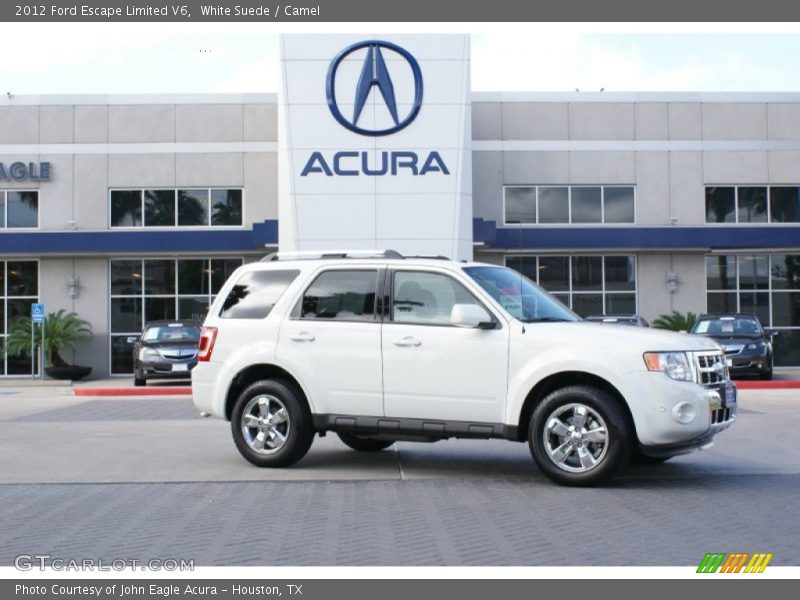 White Suede / Camel 2012 Ford Escape Limited V6