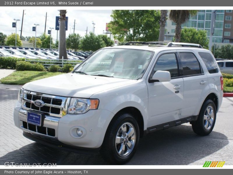 White Suede / Camel 2012 Ford Escape Limited V6