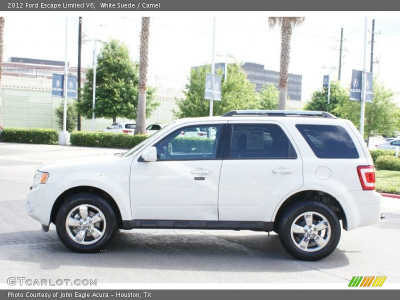 White Suede / Camel 2012 Ford Escape Limited V6