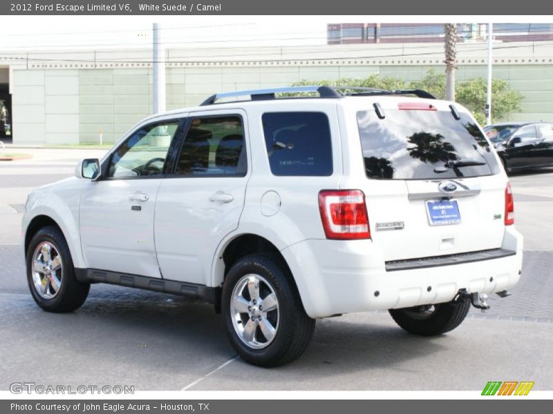 White Suede / Camel 2012 Ford Escape Limited V6