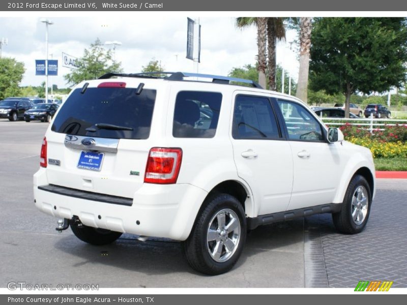 White Suede / Camel 2012 Ford Escape Limited V6
