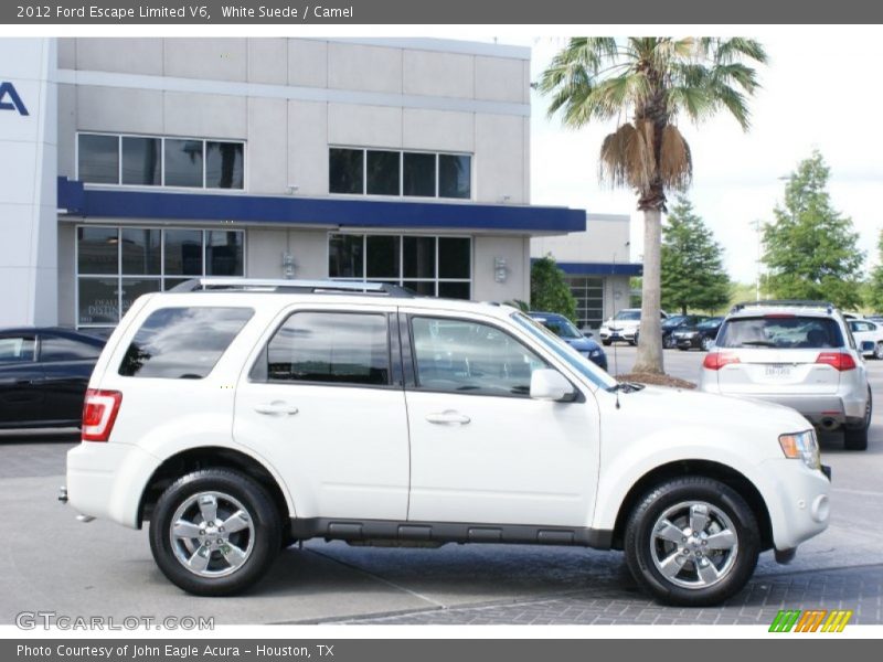 White Suede / Camel 2012 Ford Escape Limited V6