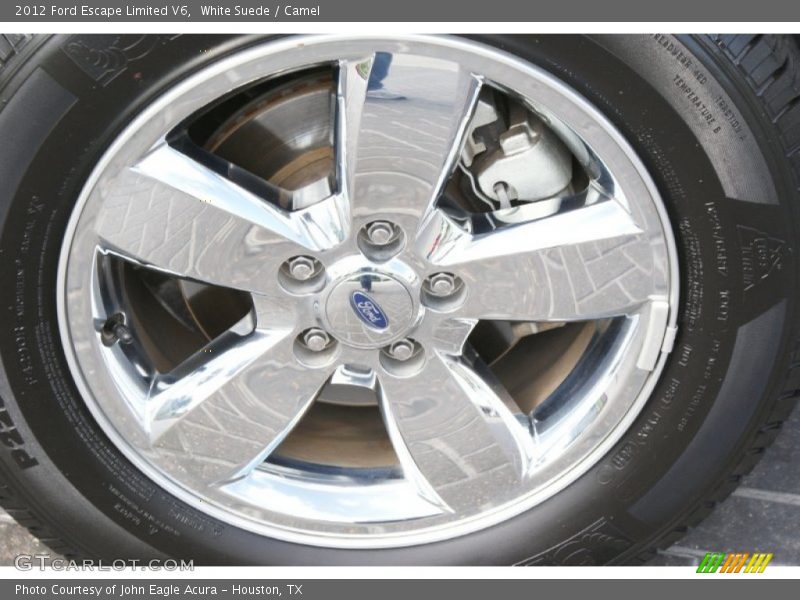 White Suede / Camel 2012 Ford Escape Limited V6