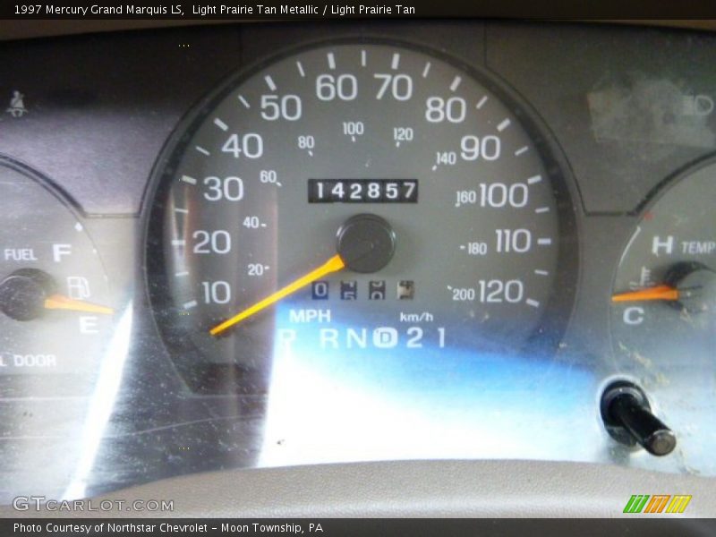Light Prairie Tan Metallic / Light Prairie Tan 1997 Mercury Grand Marquis LS
