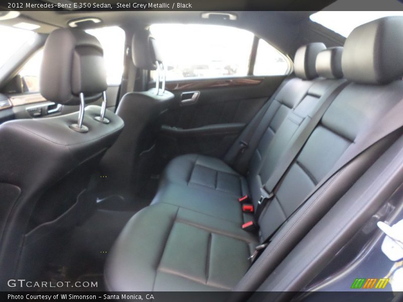 Steel Grey Metallic / Black 2012 Mercedes-Benz E 350 Sedan