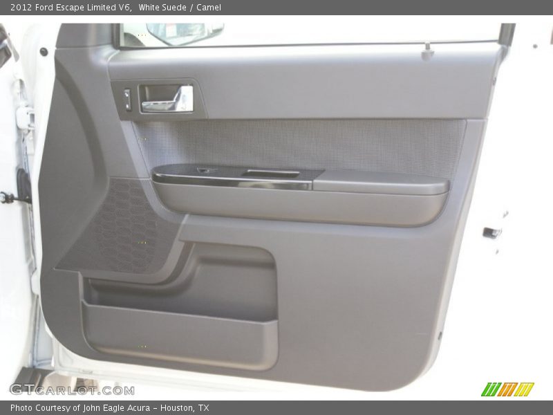 White Suede / Camel 2012 Ford Escape Limited V6