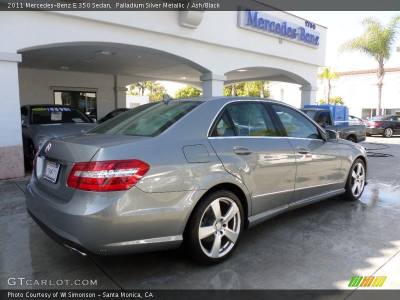 Palladium Silver Metallic / Ash/Black 2011 Mercedes-Benz E 350 Sedan