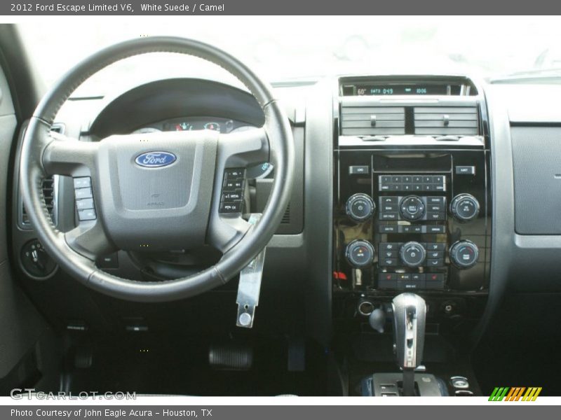White Suede / Camel 2012 Ford Escape Limited V6