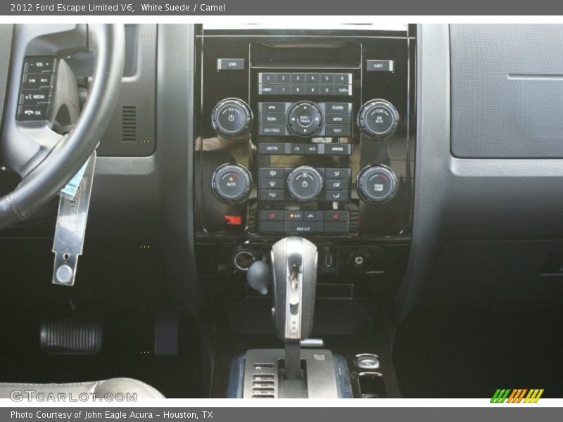 White Suede / Camel 2012 Ford Escape Limited V6
