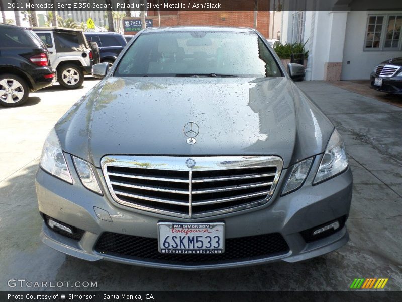 Palladium Silver Metallic / Ash/Black 2011 Mercedes-Benz E 350 Sedan