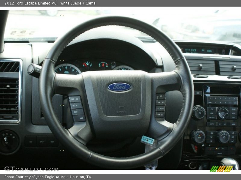 White Suede / Camel 2012 Ford Escape Limited V6