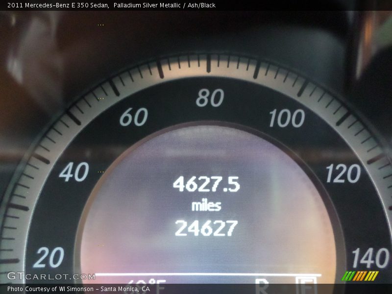 Palladium Silver Metallic / Ash/Black 2011 Mercedes-Benz E 350 Sedan