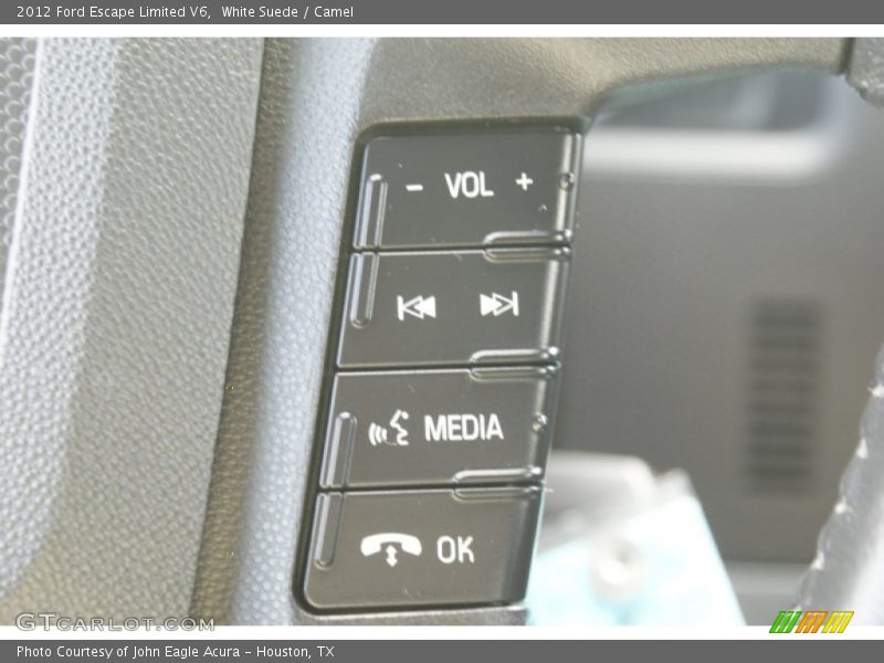 White Suede / Camel 2012 Ford Escape Limited V6