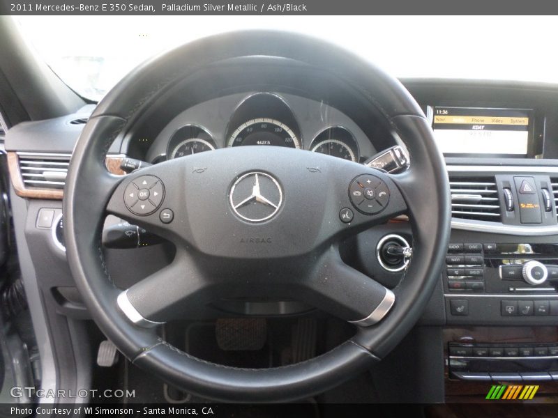 Palladium Silver Metallic / Ash/Black 2011 Mercedes-Benz E 350 Sedan