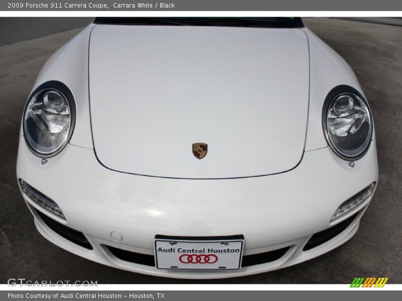 Carrara White / Black 2009 Porsche 911 Carrera Coupe