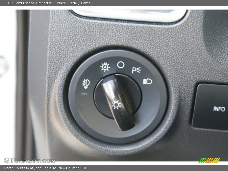 White Suede / Camel 2012 Ford Escape Limited V6