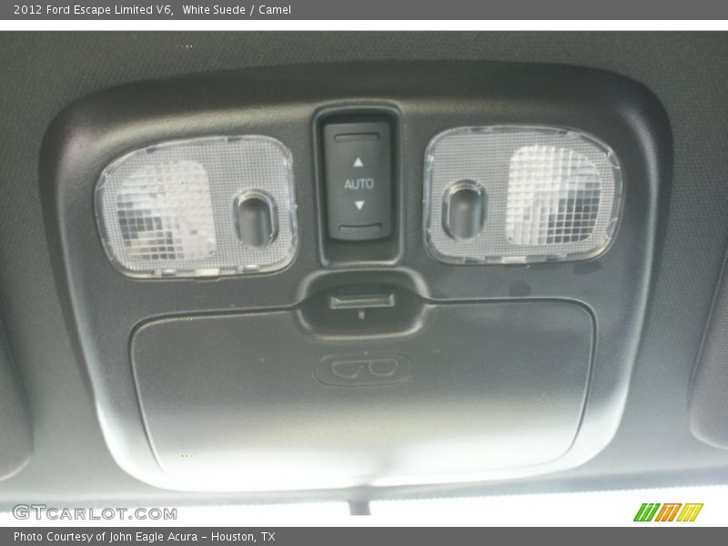 White Suede / Camel 2012 Ford Escape Limited V6