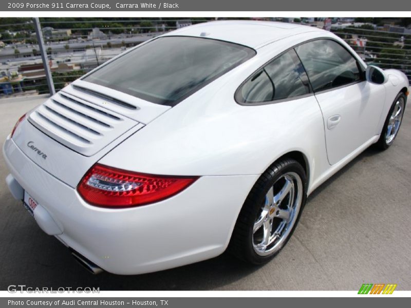 Carrara White / Black 2009 Porsche 911 Carrera Coupe